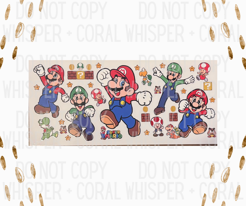 Wrap #75 Super Bros Game Collage