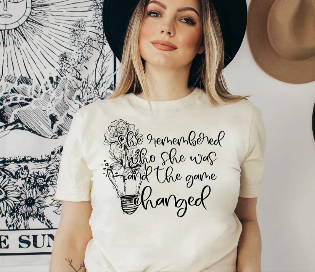 She Remembered Who She Was - Lightbulb