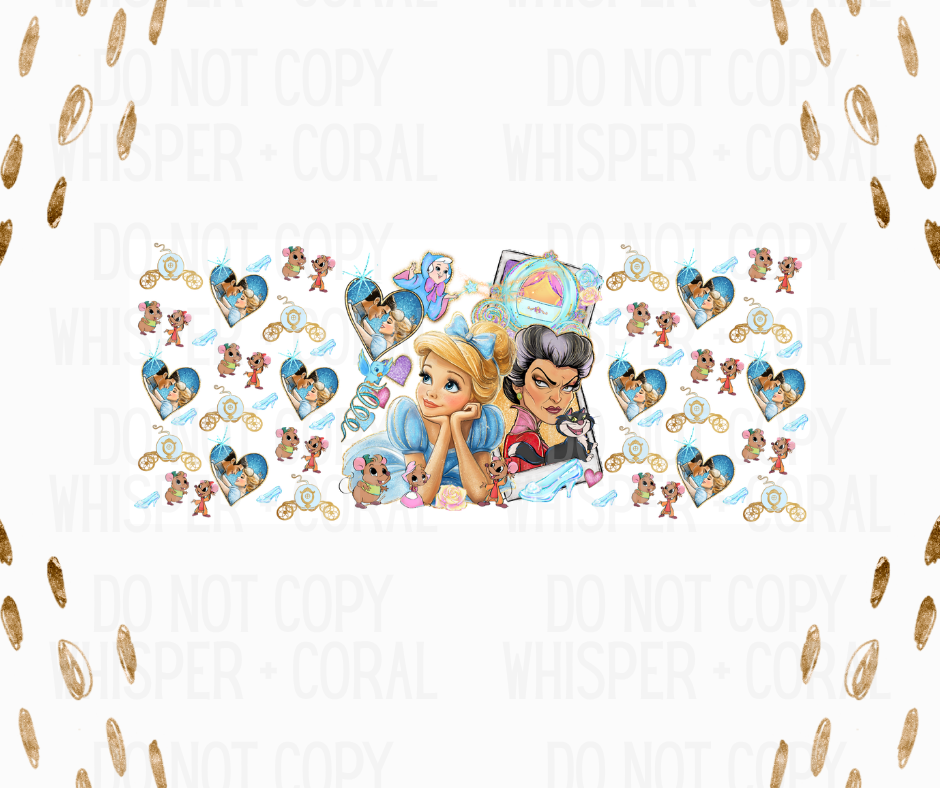 Wrap #118 Glass Slipper Princess Polaroid