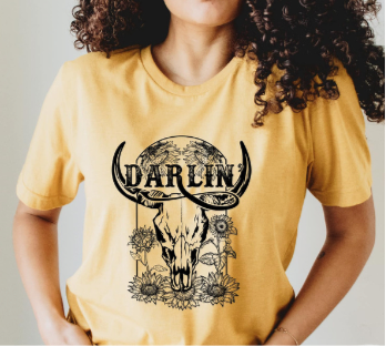 Darlin' Bull Skull