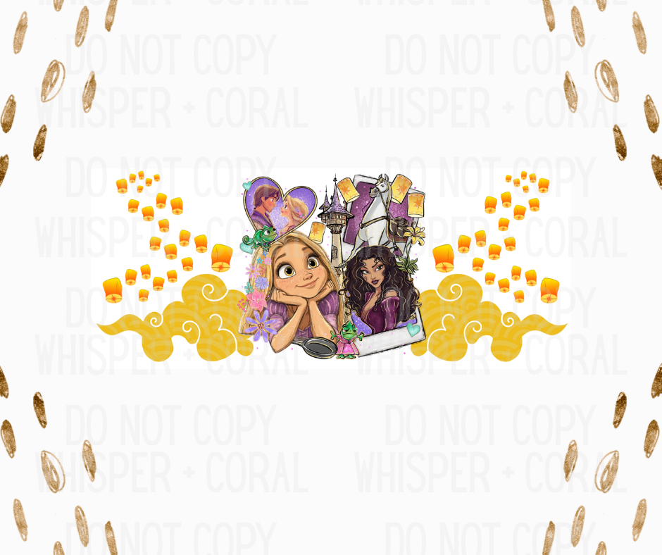 Wrap #117 Tower Princess Polaroid