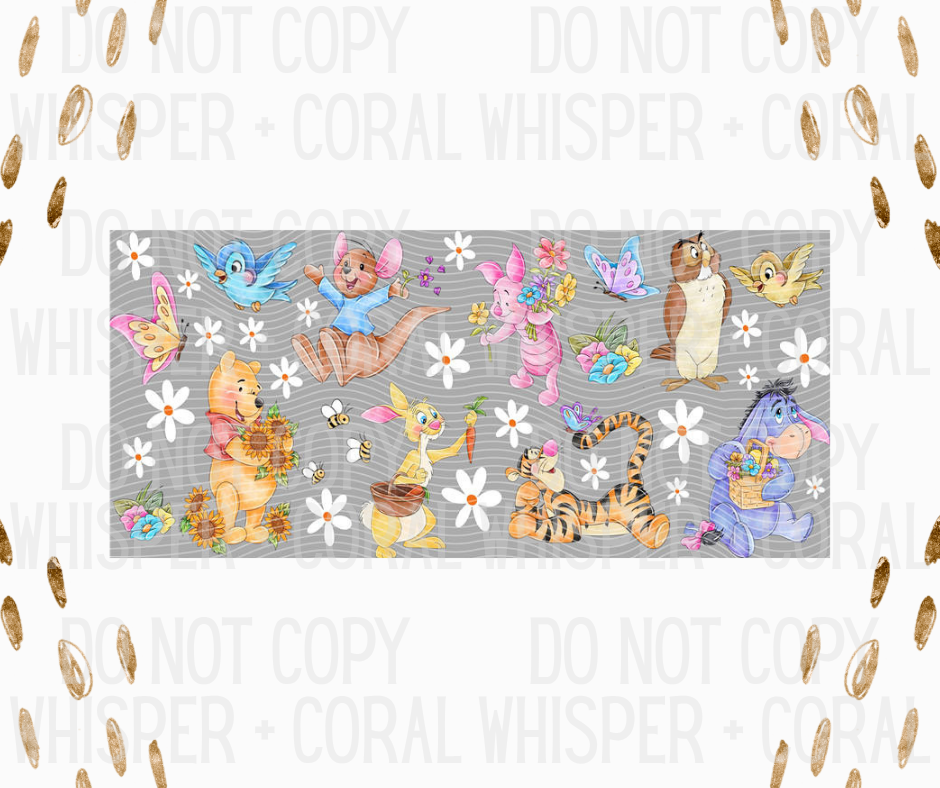 Wrap #22 Neighborhood Bear + His Friends