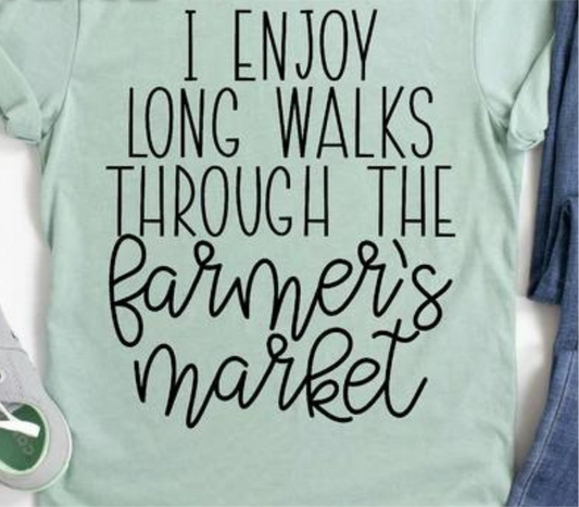Long Walks Through The Farmer's Market