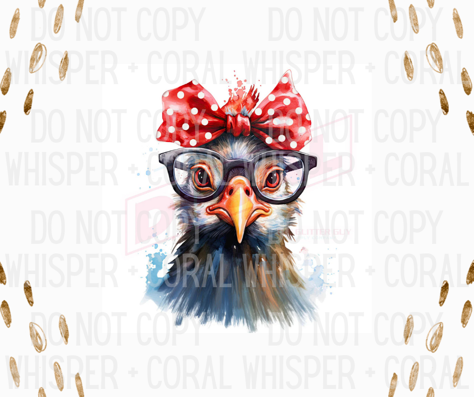 Decal #1270 Cute Chicken