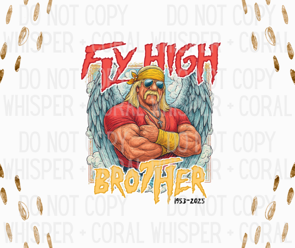 Decal #A-F26 Fly High Brother
