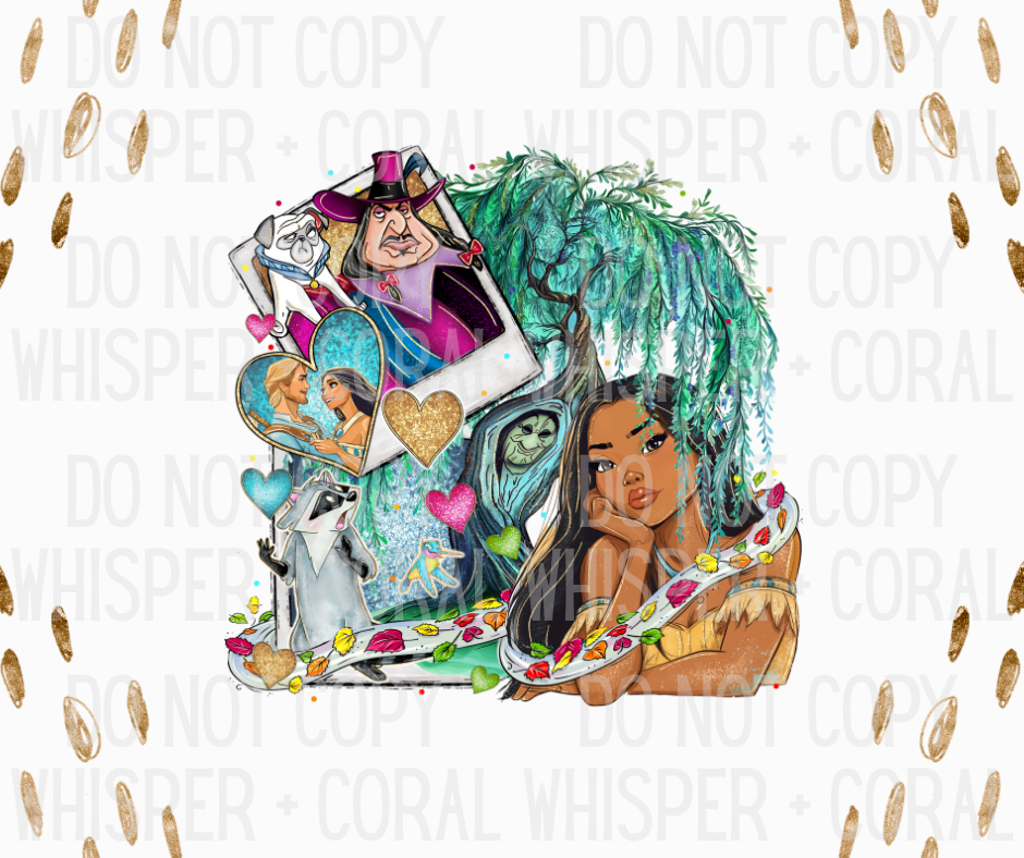 Decal #A-F28 Colors of the Wind Polaroid