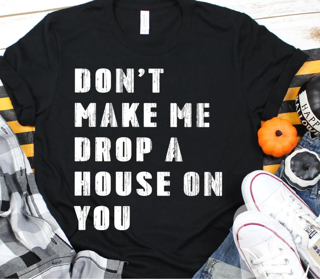 Don't Make Me Drop A House On You