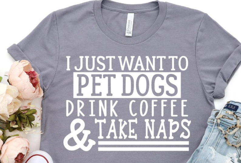 Pet Dogs Drink Coffee & Take Naps