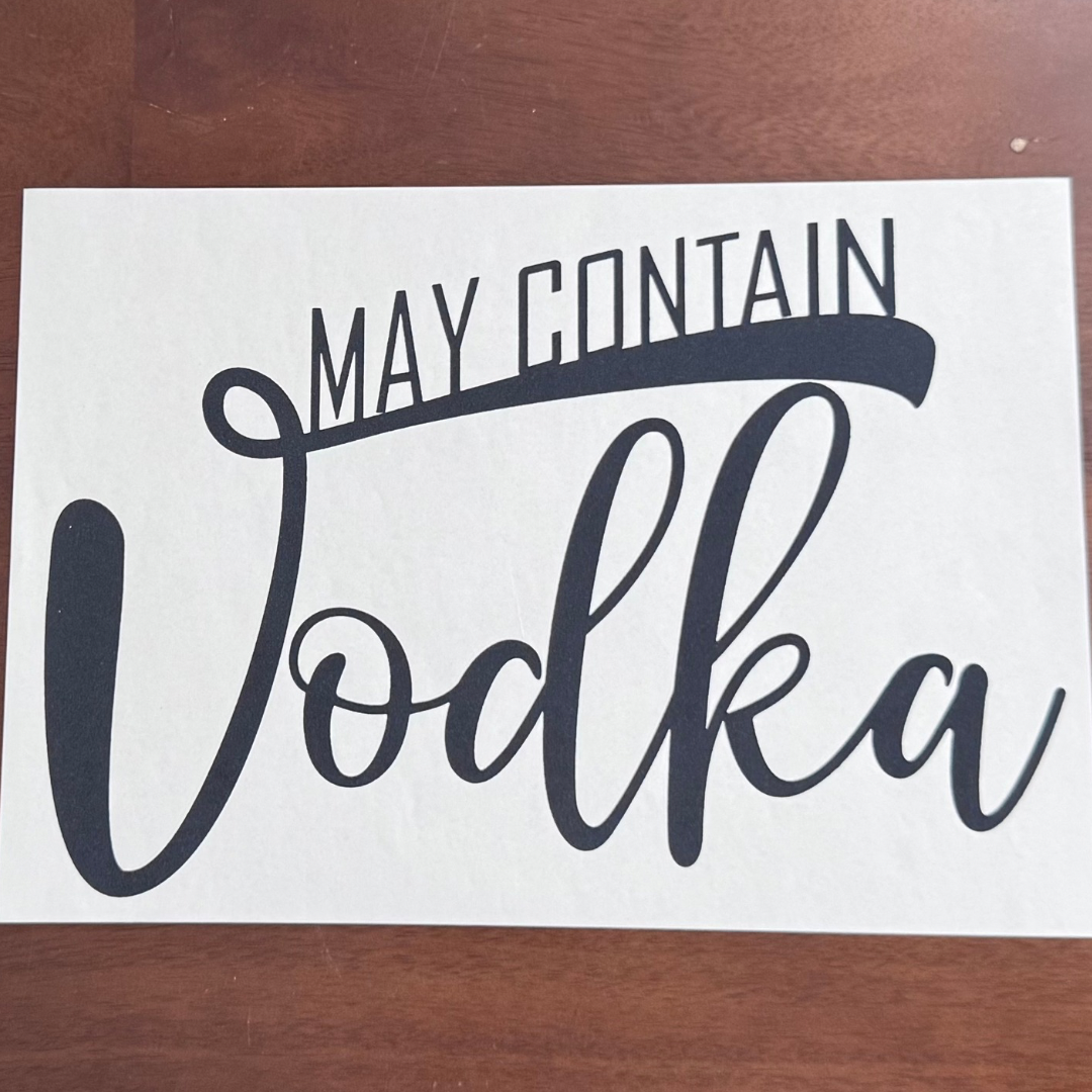May Contain Vodka