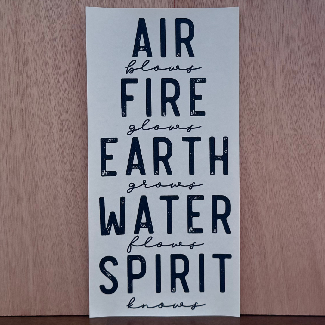 Air Fire Earth Water Spirit