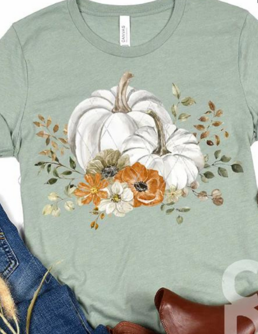 Harvest White Pumpkins