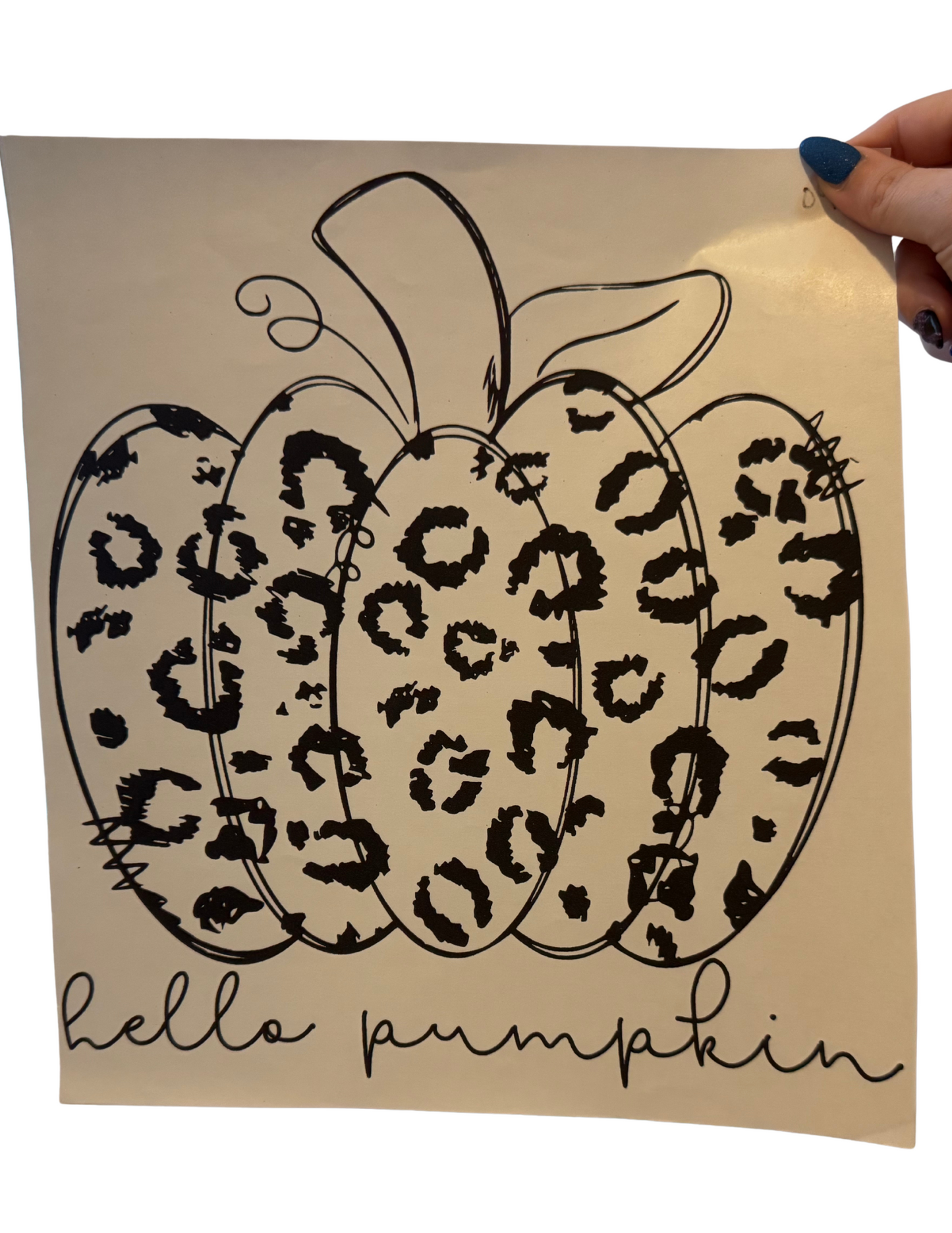 Leopard Hello Pumpkin