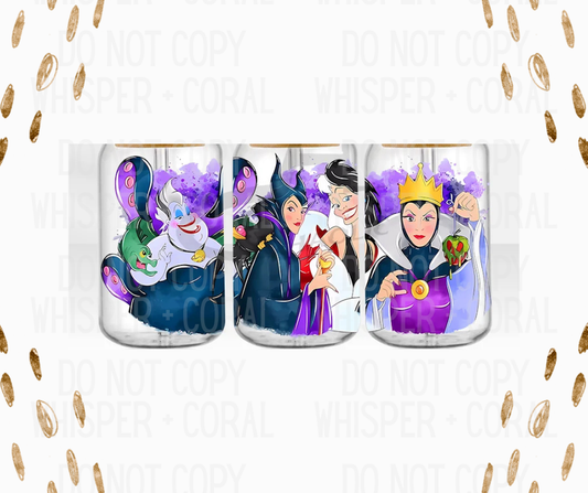 Wrap #72 Purple Background Villains