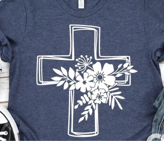 Floral Cross