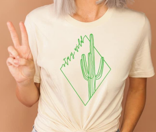 Stay Wild Cactus