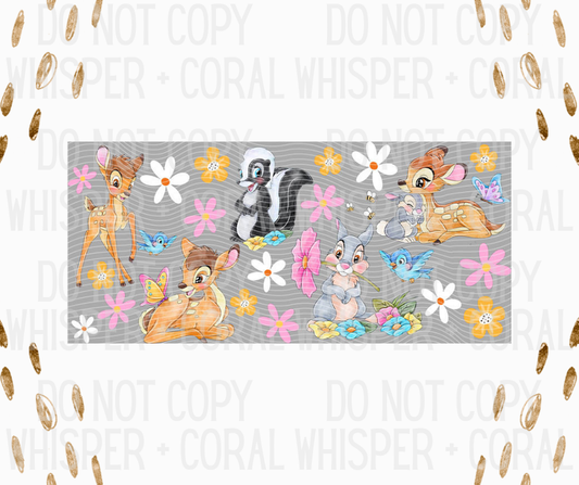 Wrap #58 Young Deer + His Friends