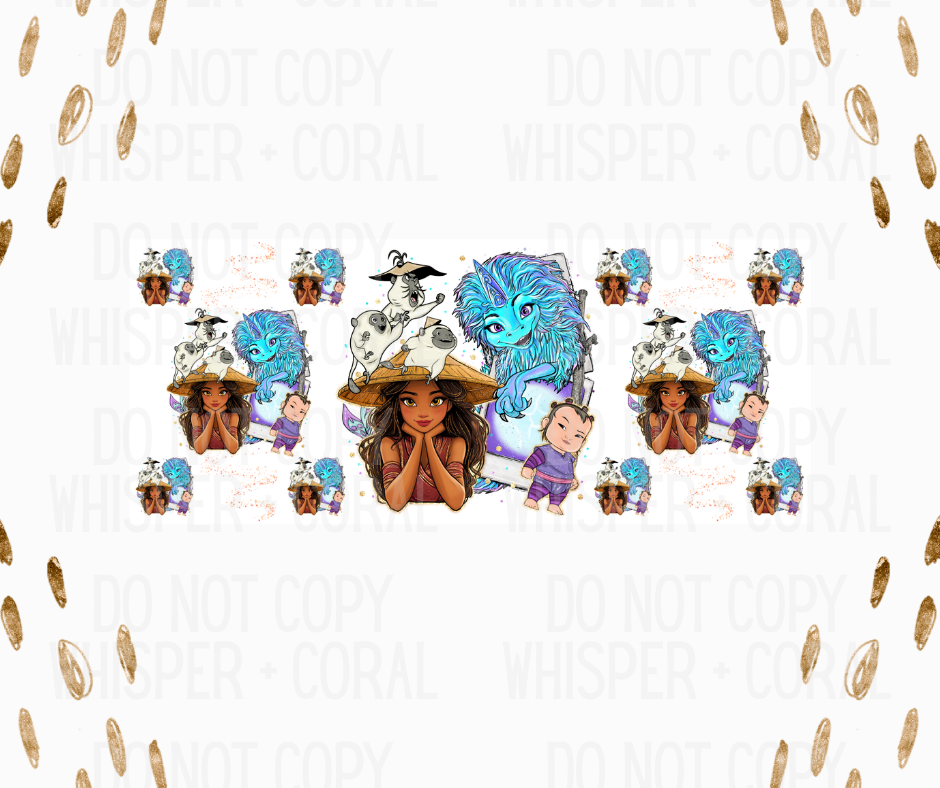 Wrap #108 Last Dragon Princess Polaroid