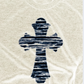 Distressed Cross - Black