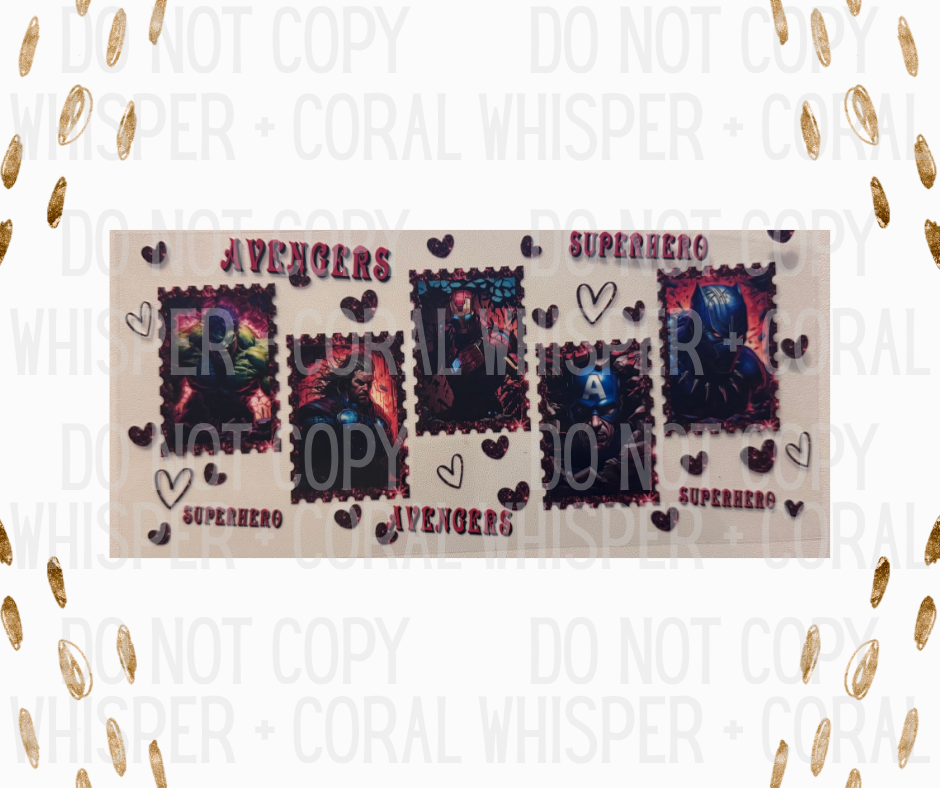 Wrap #87 Hero Team Valentine's Stamps