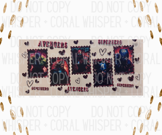 Wrap #87 Hero Team Valentine's Stamps