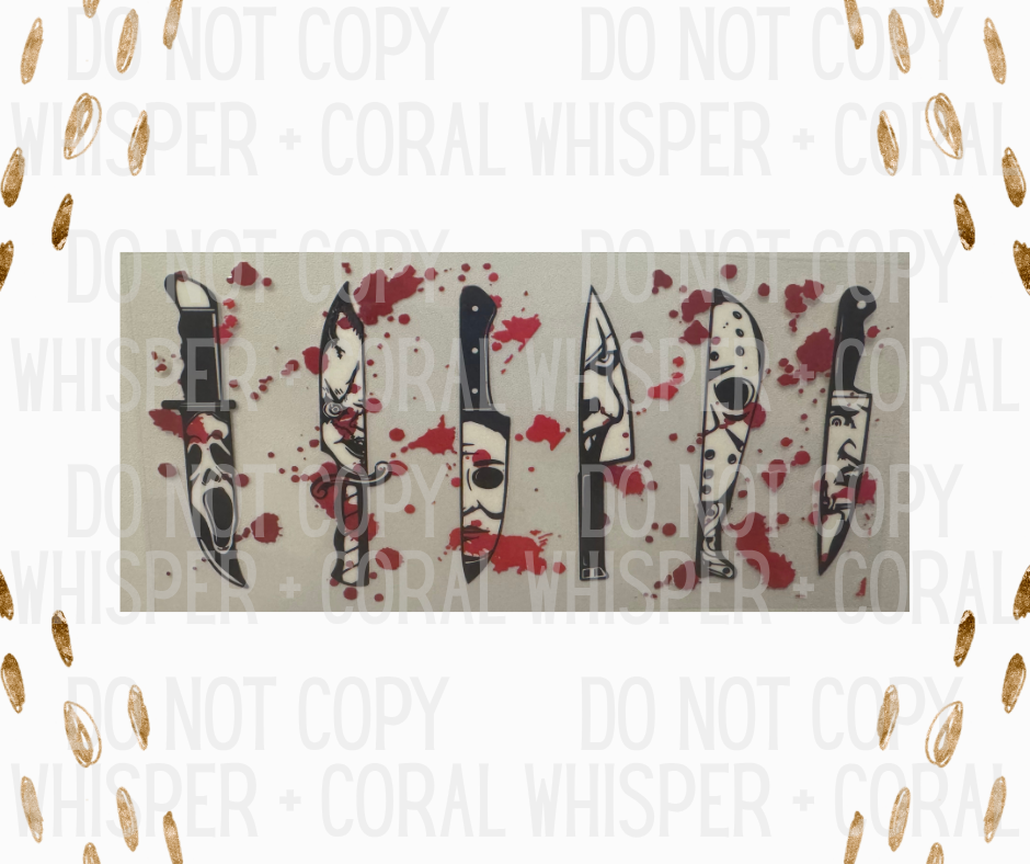 Wrap #96 Halloween Character Knives