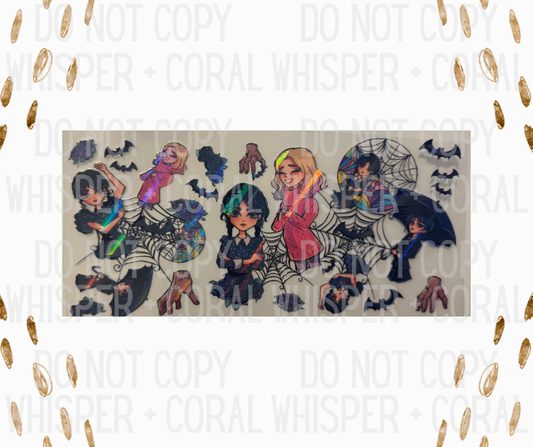 Holographic Wrap #95 Wed + Enid