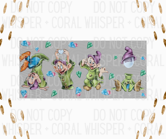 Wrap #20 Silly Dwarf + Diamonds