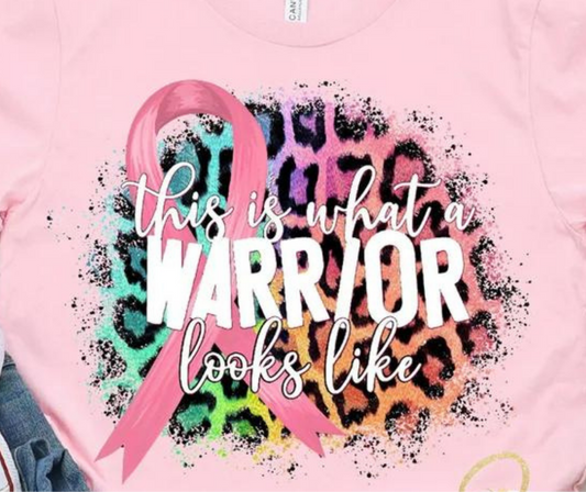 This Is What A Warrior Looks Like Cancer Ribbon