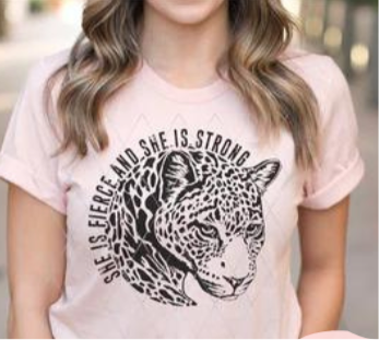 She Is Fierce Leopard