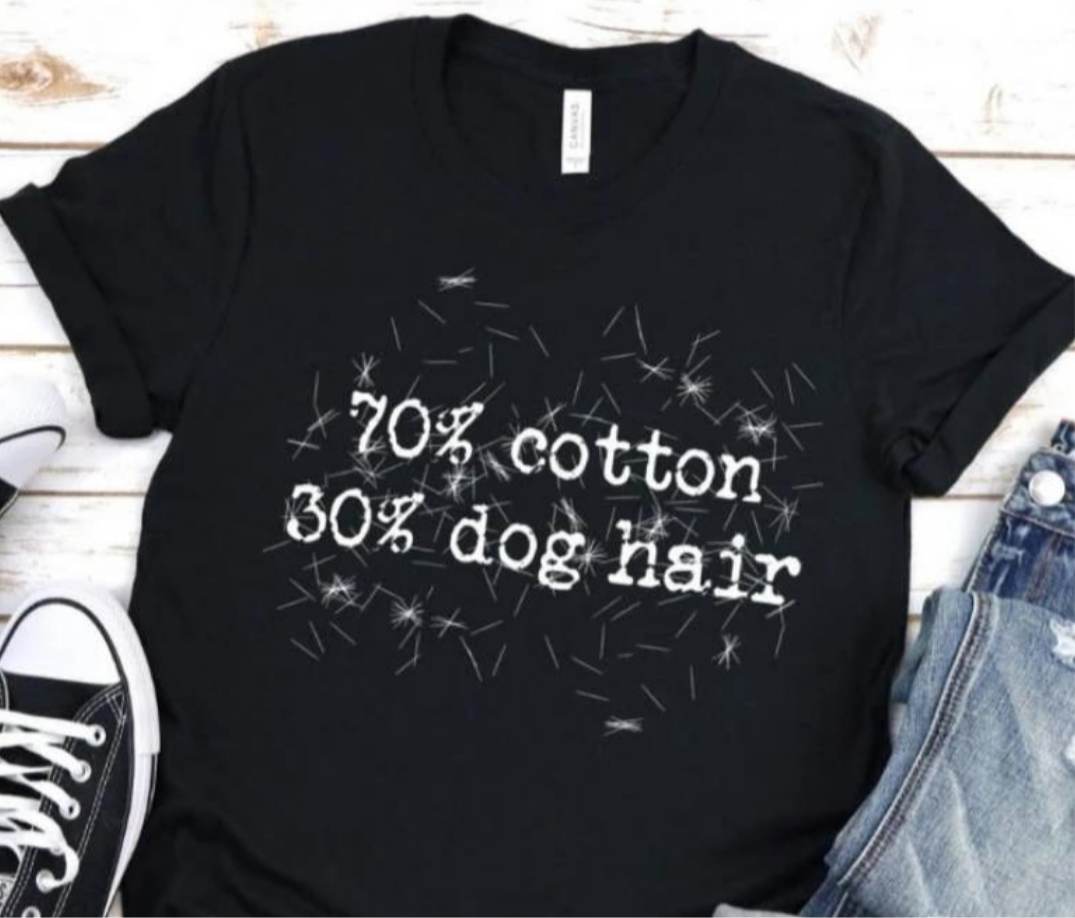 70% Cotton 30% Dog Hair