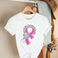 Hope Faith Courage Strength Cancer Ribbon