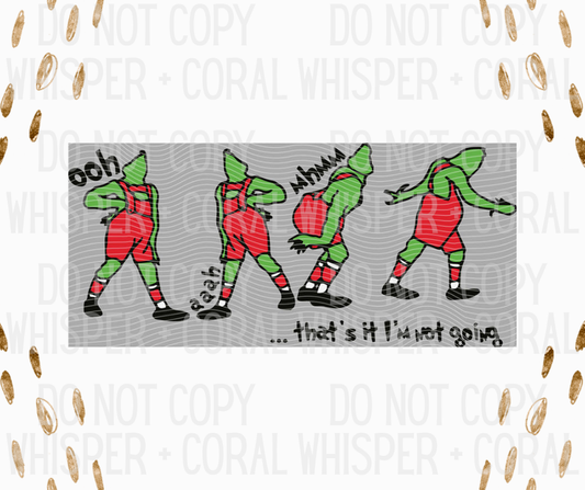 Wrap #2 That's It I'm not Going - Red