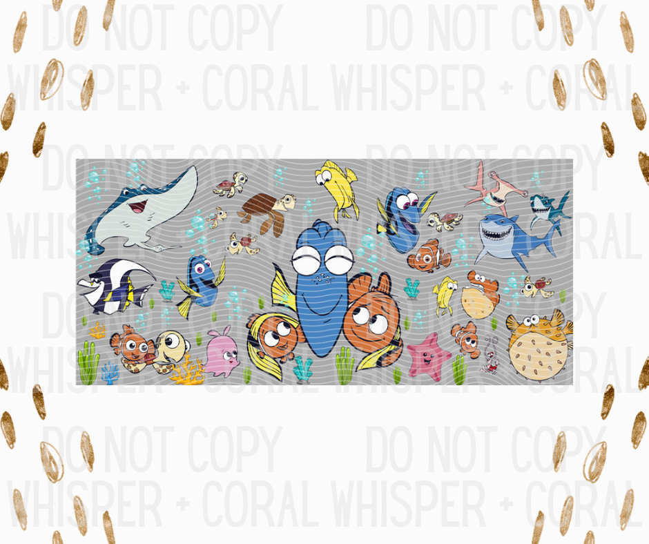 Wrap #13 Fish Friends