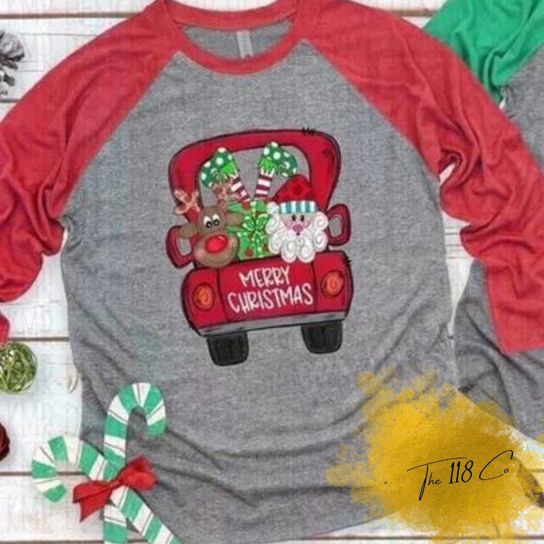 Santa Elf Reindeer Truck