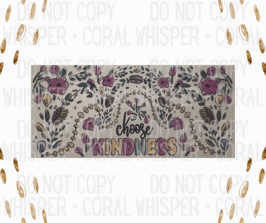 Wrap #81 Choose Kindness Floral Collage