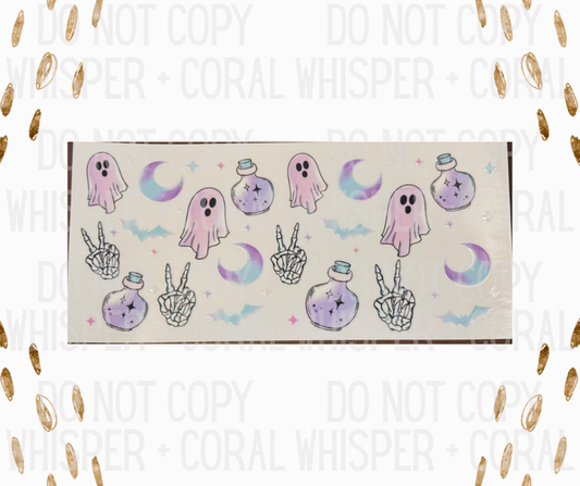 Wrap #74 Multi Pastel Ghost + Potions