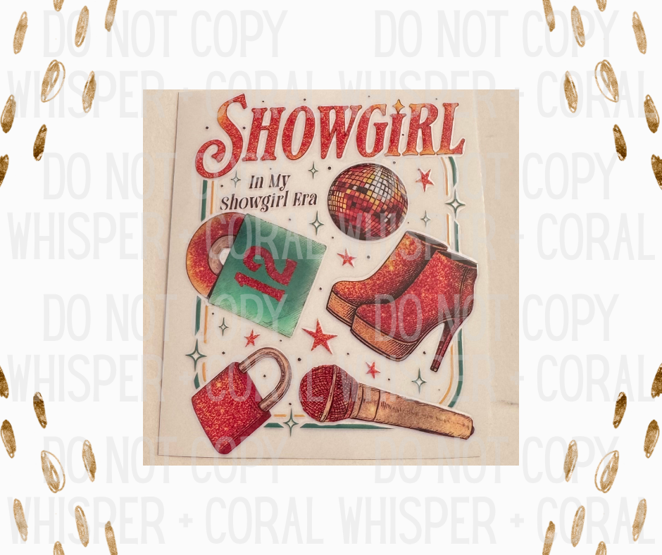 Decal #1254 Taylor In My Showgirl Era