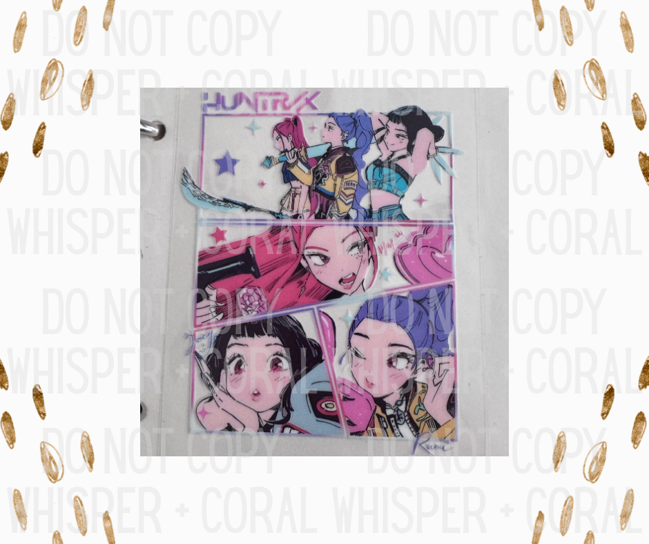 Decal #1291 Kpop Girl Hunter Team