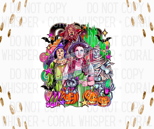 Decal #1338 Halloween Oz