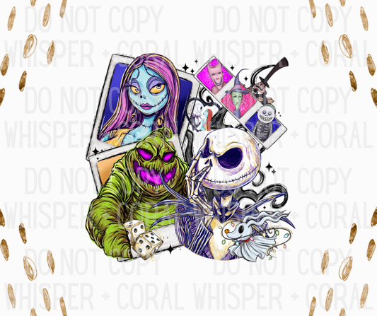 Decal #A-B12 Jack Christmas Polaroid