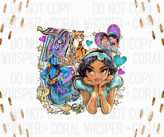 Decal #A-B30 Arabian Princess Polaroid