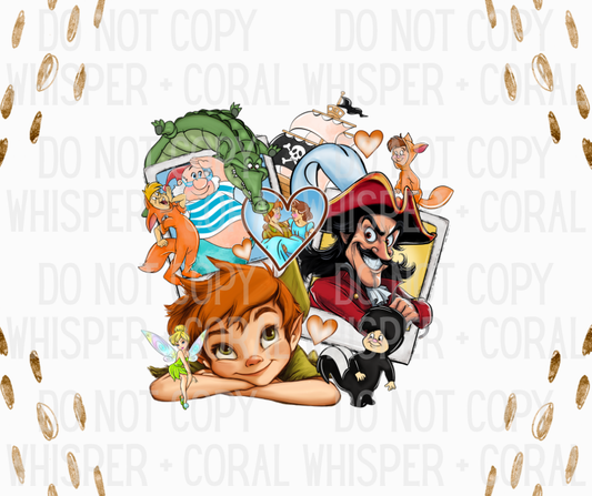 Decal #A-B31 Peter + Hook Polaroid