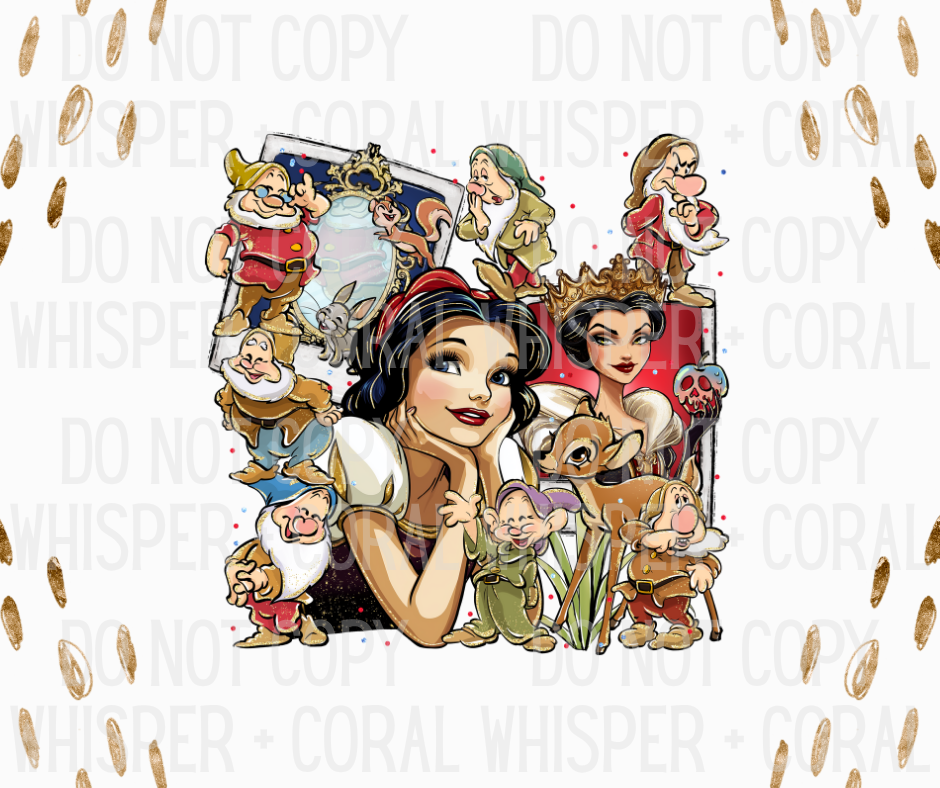 Decal #A-B33 Snow Princess Polaroid