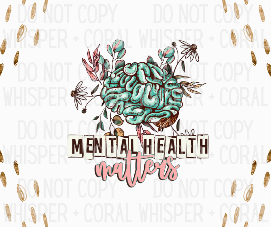 Decal #A-B41 Mental Health Matters