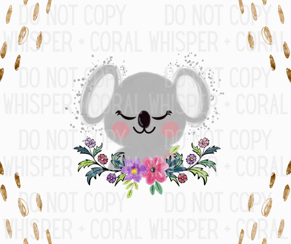 Decal #A-B46 Cutie Koala