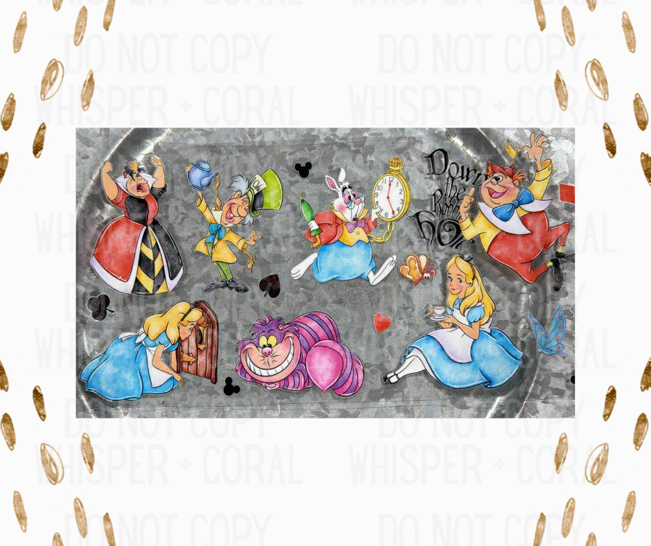 Wrap #61 Alice Down The Rabbit Hole