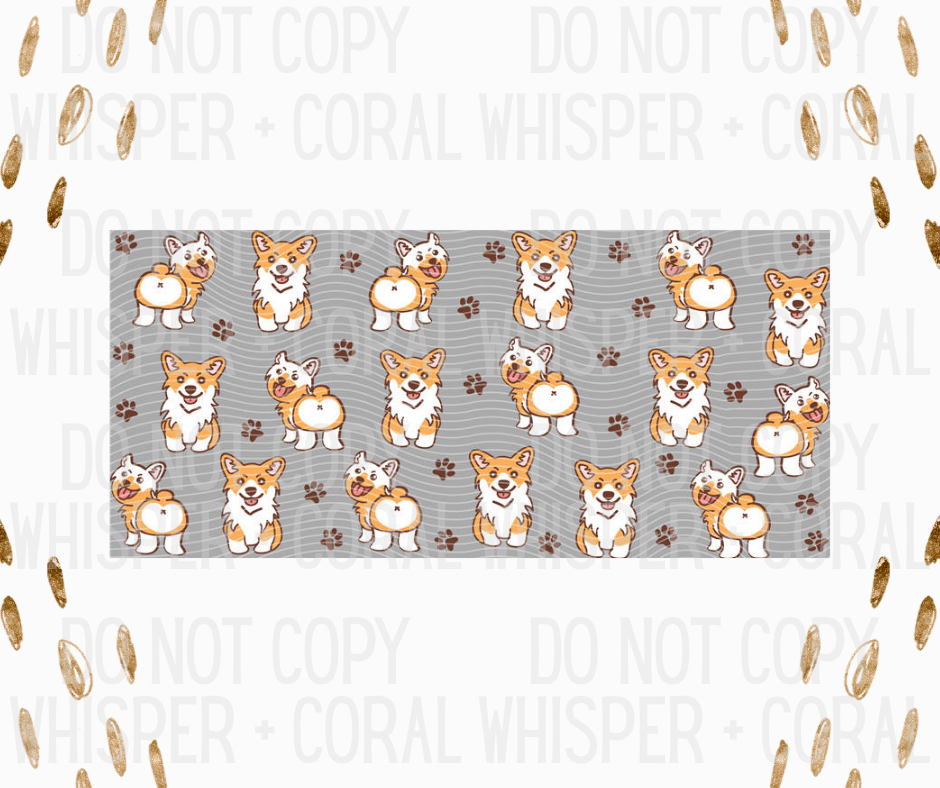 Wrap #50 Corgi Butts Collage