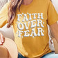 Faith Over Fear - Puff Print