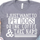 Pet Dogs Drink Coffee & Take Naps