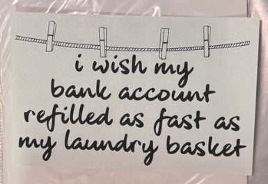 I Wish My Bank Account